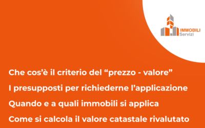 Il criterio del “Prezzo – Valore” nell’acquisto di una casa