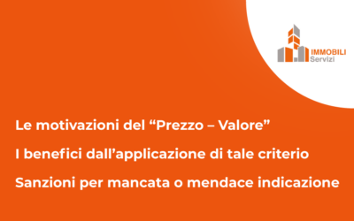 Il criterio del “Prezzo – Valore” – Motivazioni, benefici e sanzioni